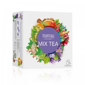 Набор чая и чайных напитков TeaVitall Anyday &laquo;Mix Tea&raquo;, 40 фильтр-пакетов