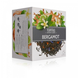 Чай черный TEAVITALL ANYDAY CLASSIC &laquo;Бергамот&raquo;, 38 фильтр-пакетов